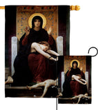 The Virgin of Consolation - Faith Religious Inspirational Vertical Impressions Decorative Flags HG190083 Made In USA