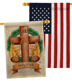 King of the Judeans - Faith Religious Inspirational Vertical Impressions Decorative Flags HG190065 Made In USA