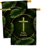 Palm Sunday - Faith Religious Inspirational Vertical Impressions Decorative Flags HG190068 Made In USA