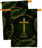 Palm Sunday - Faith Religious Inspirational Vertical Impressions Decorative Flags HG190068 Made In USA