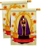 Our Lady of Aparecida - Faith Religious Inspirational Vertical Impressions Decorative Flags HG190073 Made In USA