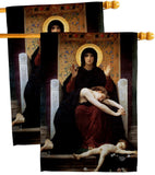 The Virgin of Consolation - Faith Religious Inspirational Vertical Impressions Decorative Flags HG190083 Made In USA