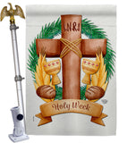 King of the Judeans - Faith Religious Inspirational Vertical Impressions Decorative Flags HG190065 Made In USA