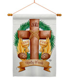 King of the Judeans - Faith Religious Inspirational Vertical Impressions Decorative Flags HG190065 Made In USA