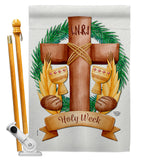 King of the Judeans - Faith Religious Inspirational Vertical Impressions Decorative Flags HG190065 Made In USA