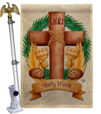 King of the Judeans - Faith Religious Inspirational Vertical Impressions Decorative Flags HG190065 Made In USA