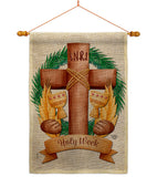 King of the Judeans - Faith Religious Inspirational Vertical Impressions Decorative Flags HG190065 Made In USA