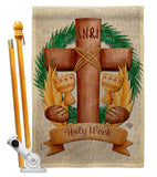 King of the Judeans - Faith Religious Inspirational Vertical Impressions Decorative Flags HG190065 Made In USA