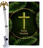 Palm Sunday - Faith Religious Inspirational Vertical Impressions Decorative Flags HG190068 Made In USA