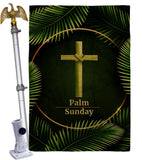 Palm Sunday - Faith Religious Inspirational Vertical Impressions Decorative Flags HG190068 Made In USA