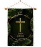 Palm Sunday - Faith Religious Inspirational Vertical Impressions Decorative Flags HG190068 Made In USA