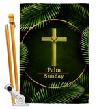 Palm Sunday - Faith Religious Inspirational Vertical Impressions Decorative Flags HG190068 Made In USA