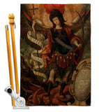 Archangel - Faith Religious Inspirational Vertical Impressions Decorative Flags HG190078 Made In USA