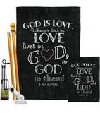 God is Love - Impressions Decorative Garden Flag G153067-BO