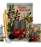 Chag Sameach - Faith & Religious Inspirational Vertical Impressions Decorative Flags HG103092 Made In USA
