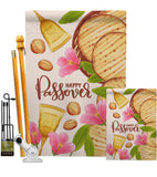 Happy Pesach - Faith & Religious Inspirational Vertical Impressions Decorative Flags HG137248 Made In USA