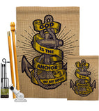 God is the Anchor - Impressions Decorative Garden Flag G135252-BO