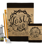 God Will Find You - Impressions Decorative Garden Flag G135255-BO