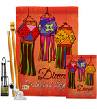 Festival Of Lights - Faith & Religious Inspirational Vertical Impressions Decorative Flags HG192144 Made In USA