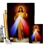 Jesus Divina Misericordia - Faith & Religious Inspirational Vertical Impressions Decorative Flags HG192159 Made In USA