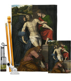 Pietà - Faith & Religious Inspirational Vertical Impressions Decorative Flags HG192322 Made In USA