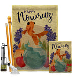 Happy Nowruz - Faith & Religious Inspirational Vertical Impressions Decorative Flags HG192442 Made In USA