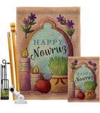 Celerate Nowruz - Faith & Religious Inspirational Vertical Impressions Decorative Flags HG192445 Made In USA