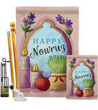 Celerate Nowruz - Faith & Religious Inspirational Vertical Impressions Decorative Flags HG192445 Made In USA