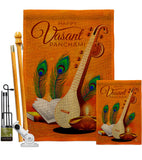 Vasant Panchami - Faith & Religious Inspirational Vertical Impressions Decorative Flags HG192451 Made In USA