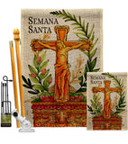 Semana Santa - Faith & Religious Inspirational Vertical Impressions Decorative Flags HG192458 Made In USA