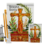 Semana Santa - Faith & Religious Inspirational Vertical Impressions Decorative Flags HG192458 Made In USA