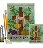 Blessing Semana Santa - Faith & Religious Inspirational Vertical Impressions Decorative Flags HG192460 Made In USA