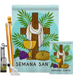 Blessing Semana Santa - Faith & Religious Inspirational Vertical Impressions Decorative Flags HG192460 Made In USA