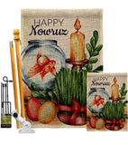 Nowruz - Faith & Religious Inspirational Vertical Impressions Decorative Flags HG192462 Made In USA