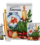 Nowruz - Faith & Religious Inspirational Vertical Impressions Decorative Flags HG192462 Made In USA