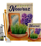 Nowruz Holiday - Faith & Religious Inspirational Vertical Impressions Decorative Flags HG192466 Made In USA