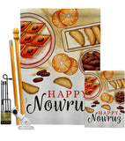 Happy Nowruz Day - Faith & Religious Inspirational Vertical Impressions Decorative Flags HG192468 Made In USA