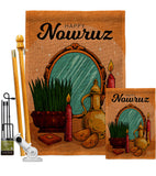 Happy Persian New Year - Faith & Religious Inspirational Vertical Impressions Decorative Flags HG192482 Made In USA