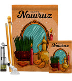 Happy Persian New Year - Faith & Religious Inspirational Vertical Impressions Decorative Flags HG192482 Made In USA