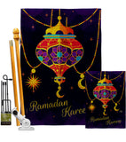 Ramadan Greeting - Faith & Religious Inspirational Vertical Impressions Decorative Flags HG192487 Made In USA