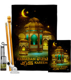 Happy Ramadan Wishes  - Faith & Religious Inspirational Vertical Impressions Decorative Flags HG192488 Made In USA