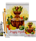 Ugadi - Faith & Religious Inspirational Vertical Impressions Decorative Flags HG192504 Made In USA