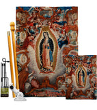 Virgin of Guadalupe - Faith & Religious Inspirational Vertical Impressions Decorative Flags HG192511 Made In USA