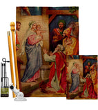 The Visit Of The Wise Men - Faith & Religious Inspirational Vertical Impressions Decorative Flags HG192564 Made In USA