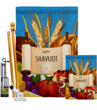 Celebrates Shavuot - Faith & Religious Inspirational Vertical Impressions Decorative Flags HG192607 Made In USA