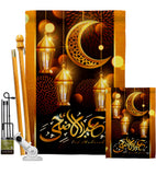 Blessed Eid - Faith & Religious Inspirational Vertical Impressions Decorative Flags HG192689 Made In USA