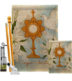 Corpus Christi - Faith & Religious Inspirational Vertical Impressions Decorative Flags HG192706 Made In USA