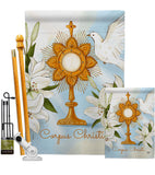 Corpus Christi - Faith & Religious Inspirational Vertical Impressions Decorative Flags HG192706 Made In USA