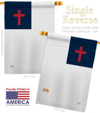 Christian - Faith & Religious Inspirational Vertical Impressions Decorative Flags HG103049 Made In USA