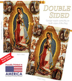 Our Lady of Guadalupe - Faith & Religious Inspirational Vertical Impressions Decorative Flags HG103057 Made In USA